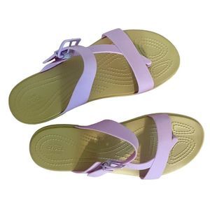 Crocs Tulum Toe Post Sandal, Women’s Sandal, Purple, Size 9